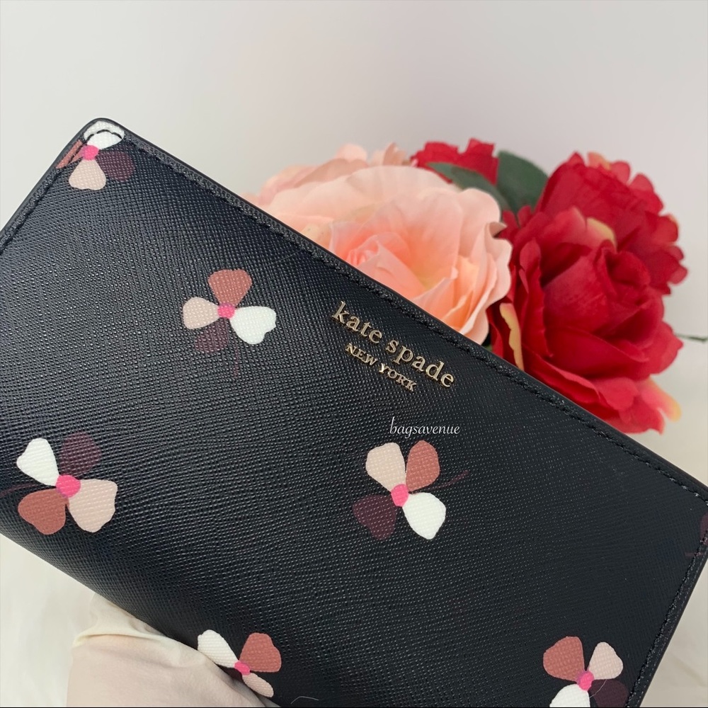 Kate spade Cameron large bifold wallet dusk buds - Picture 5 of 7